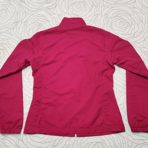 [S] Pink Zip Up Reebok Windbreaker Jacket - Picture 2 of 7